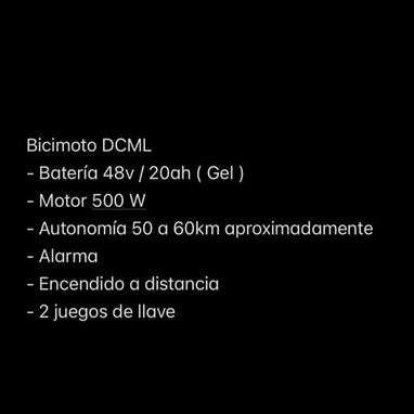 Bicimotos nuevas DCML - 2/2