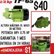 Bomba de agua periférico 1/2 HP TR -65 - Img 54644514