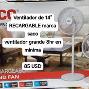 Ventilador recargable de 14" marca SACO - Img 56171437