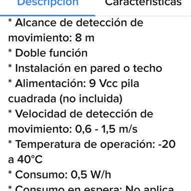 ALARMA CON SENSOR DE MOVIMIENTO - 7/7