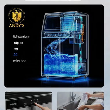 Máquina comercial de hacer hielo de 130 lb en 24h. - 5/9