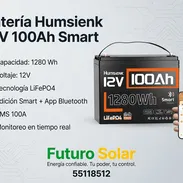 Batería Humsienk 12V 100Ah LiFePO4 Smart Edition - Img 56432357