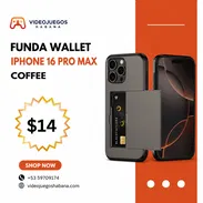 Funda Wallet iPhone 16 Pro Max – Coffee | videojuegoshabana.com - Img 55828249