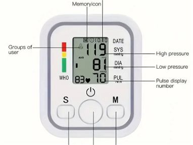 Monitor automático de presión arterial de brazo - Img 67663508