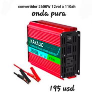 Convetidor 2600 watt onda pura 12 vol 110 amperes - Img 54821905