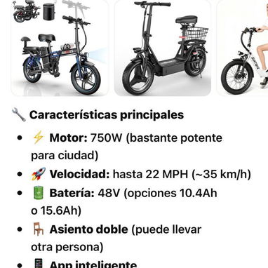 Bicicleta electrica Plegable - Img 123815477