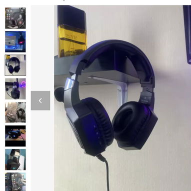 ONIKUMA K8 Auriculares para juegos con micrófono HD flexible Luz RGB Sonido envolvente - Img 112555416