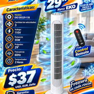 Ventilador de Torre 29", marca EKO, servicio de mensajería gratis, garantía de 6 meses, Factura y Propiedad. Variedad - Img 57910935