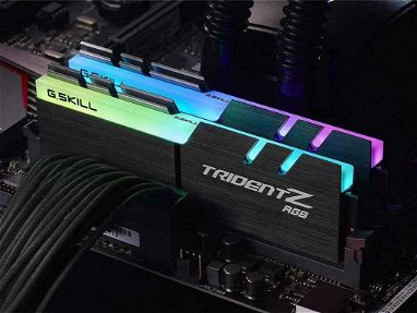 0km✅ RAM DDR4 G.Skill TridentZ RGB 16GB 3600mhz 📦 Disipadas, 2x8GB, CL18 ☎️56092006 - Img 65190262