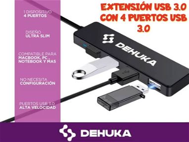 Extensión USB para Puerto USB de 4 - Img 53082787