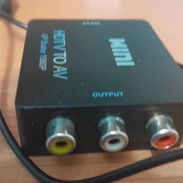 Adaptador HDTV (HDMI) a AV (RCA). de uso, casi nuevo. - Img 53877920