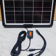 ✨ Panel solar, con cable para cargar diferentes dispositivos. 8.5w 6v  Medidas: 30cm*20cm  Precio: 30usd 56740324 - Img 56893628