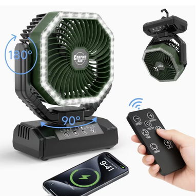 VENTILADOR ELÉCTRICO RECARGABLE – 40 USD - 2/5