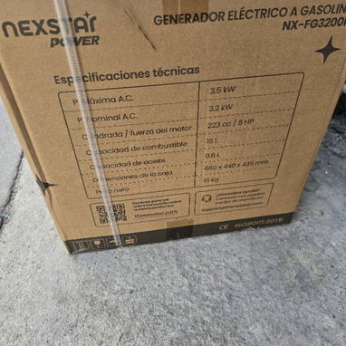 ⛽️ *PLANTA ELECTRICA DE GASOLINA :3500 W 110 Y 220v 4 TIEMPOS ✅ - Img 124801690