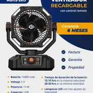 Ventilador Recargable de larga duración - Img 55488345