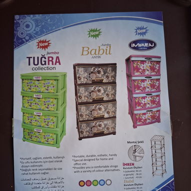 ⭐ GAVETEROS  PLÁSTICOS  DE  4 GAVETAS ⭐ - Img 111431780