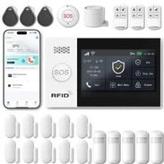 Sistema de alarma para hogar con pantalla táctil y 24 piezas - Img 56700549