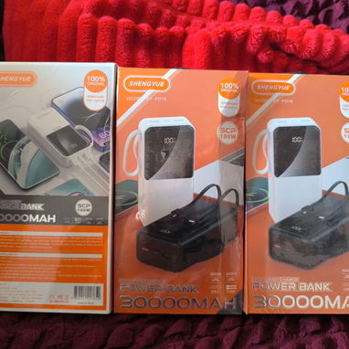 Cargadores portátil de 30 000 mha lmás nuevo y duro del mercado no se kede sin carga en el teléfono o ventilador portá - 2/6