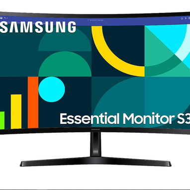 Monitor Curvo de 27 pulgadas FHD Samsung Essential S3, modelo S27D366GAN + Garantia. Me quedan 2 - 2/8