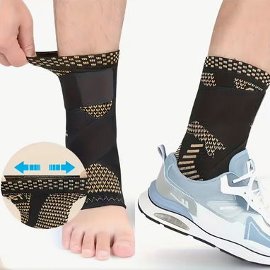 🔊 ‼️ TOBILLERA UNISEX DE COMPRESIÓN AJUSTABLE. SOPORTE PARA EL TOBILLO. - 2/4