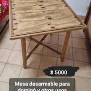 Mesa desarmable (madera) - Img 45299865