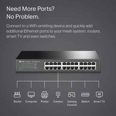 Switch TP-Link 24 Puertos Gigabit TL-SG1024S - Img 120528651