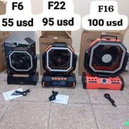 Ventiladores f6, f22 y f16 recargables precio en la foto - Img 57245708
