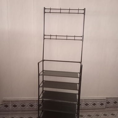 Zapatera de 5 Niveles con Percha e Instalación Práctica para el Hogar Real VPT#-0438 - Img 122739281