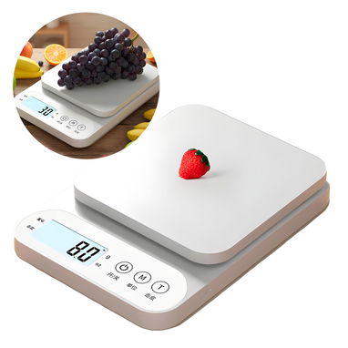 Pesa digital de cocina ⚖️🍰 moderna 0‑10kg precisa para alimentos, comercio, cera y velas, compacta y portátil - 4/4