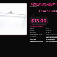 Barra LED techo Aurora 28W 60cm bajo consumo 28W, LED Aurora barra 60cm 28W voltaje universal ahorro . - Img 57321888