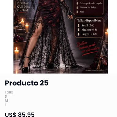 Disfraces / disfraz sexy de mujer Halloween 2026 - 3/4