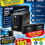 TECNOLOGIA QUE TE PROTEGE BACKUP 1000VA 110V 600W 2 BATERÍAS NUEVO EN SU CAJA - Img 58028049