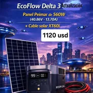 Combos solares, ecoflow, panel y cable - Img 54905177