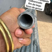 💥💥TUBOS DE 1PULGADA GALBANUZADOS DE 6 METROS 5 MM DE GRSOR, PARED GORDA MAXIMA CALIDAD - Img 54357804