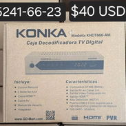 CAJITA DECODIFICADORA HD MARCA KONKA EN $40 USD - Img 58081210