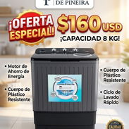 Lavadora Semiautomática de 8kilos marca Estelectric - Img 57944761