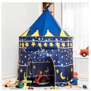 Lindo castillo portátil para los peques, es nuevo y de color azul. 53707521 - Img 53444573