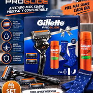 Set Gillete Hombre ( Gel Afeitar + Maquina Afeitar con cabezal y dos respuestos ) - Img 57646512