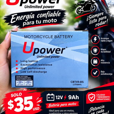 Ideal para moto de combustión bateria 12vol 9 amp - 2/2