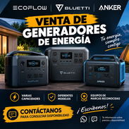 Venta de generadores de energía, ecoflow, BLUETTI, Anker - Img 57991398