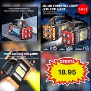 🔦Lámparas recargables para los apagones _con carga USB y solar - Img 55439399