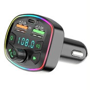 ✳️ Transmisor FM/Reproductor MP3 para Carro NUEVO ⭕️  Reproductora MP3 SUPER CALIDAD con Carga Rápida Bluetooth USB - Img 45549455