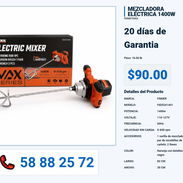 MEZCLADORA ELÉCTRICA 1400W VPT-0240 - Img 55992708