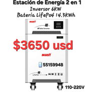 🌞‼️INVERSORES, ESTACIONES, PANELES SOLARES: 225W, 450W, 550W, 620W |Cable, conectores mc4 y más.. - Img 55832148