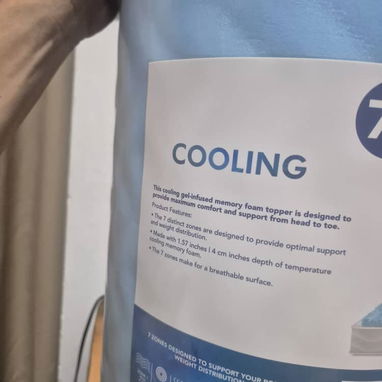 Topper para colchón con cooling gel 70 USD casa viva - Img 118721196