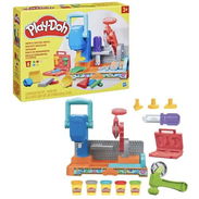 Hasbro Play-Doh Stamp Saw Tool Bench 5 Cans 284 g 10 oz - Img 58262160