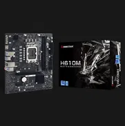 Biostar Placa base H610MH 12th Gen (Intel LGA 1700) DDR4 Board Nuevo en caja 51748612 - Img 48154195