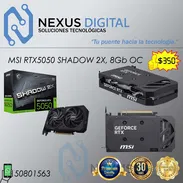!!💻!! Tarjeta Gráfica MSI RTX5050™ SHADOW 2X OC Edition 8GB GDDR6 NUEVA en caja !!💻!! - Img 53592114