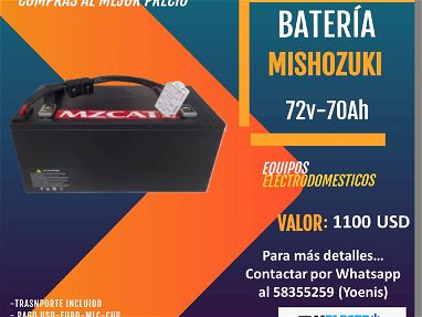 Batería Mishozuki 72v 70Ah - Img main-image-45805663
