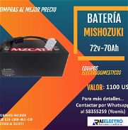 Batería Mishozuki 72v 70Ah - Img 45805663